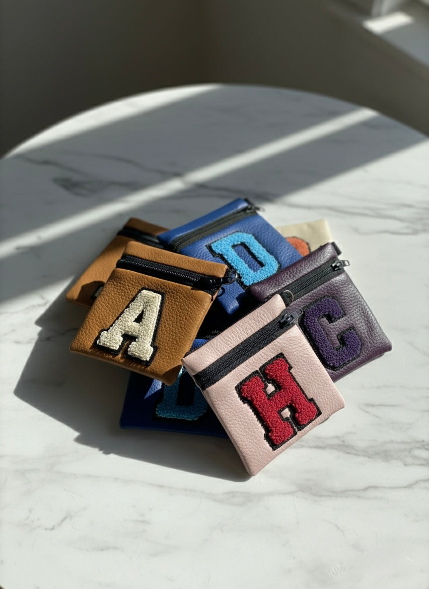 Initials Signature Mini Wallet