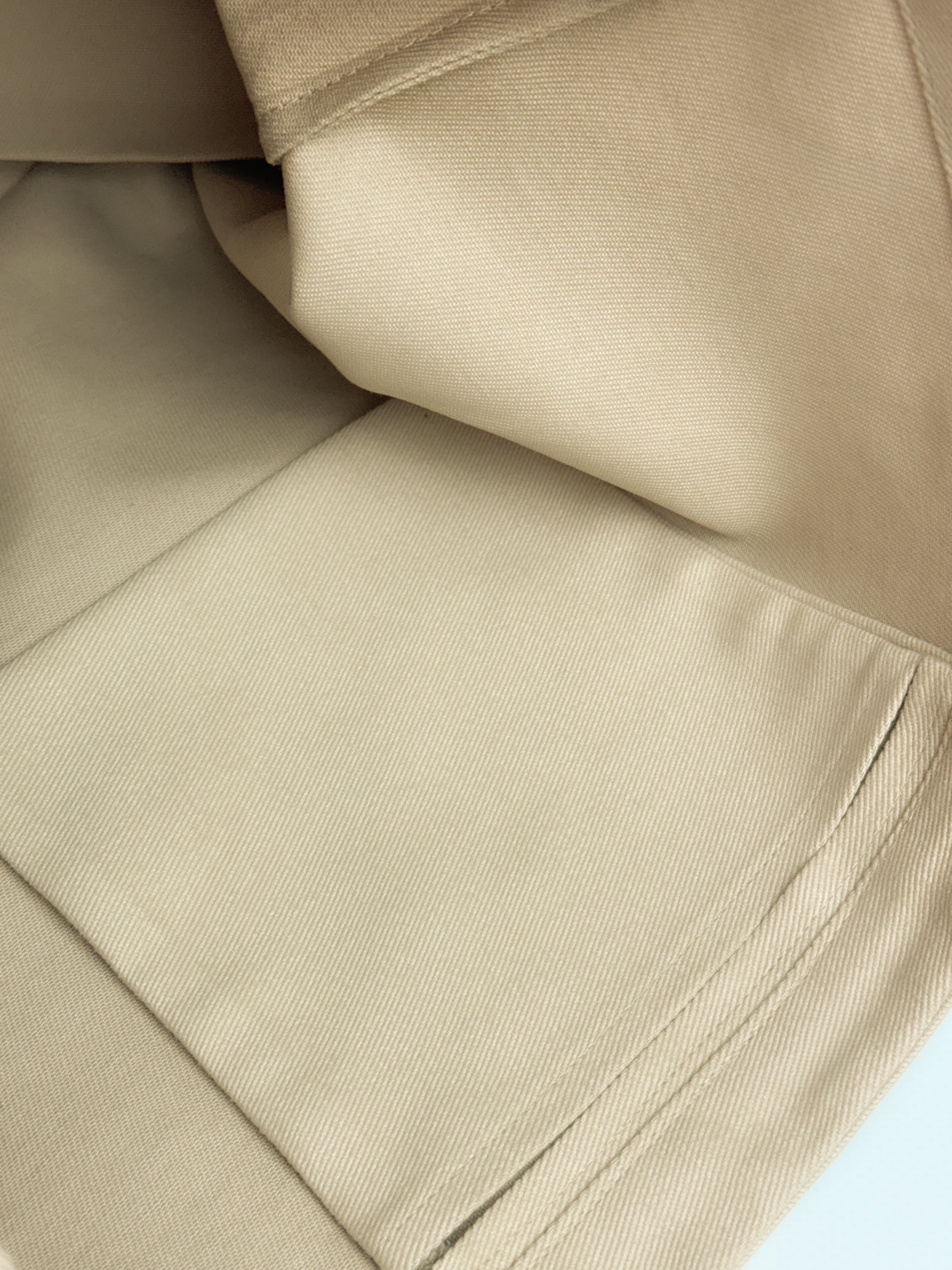 Initials Beige Tote Bag