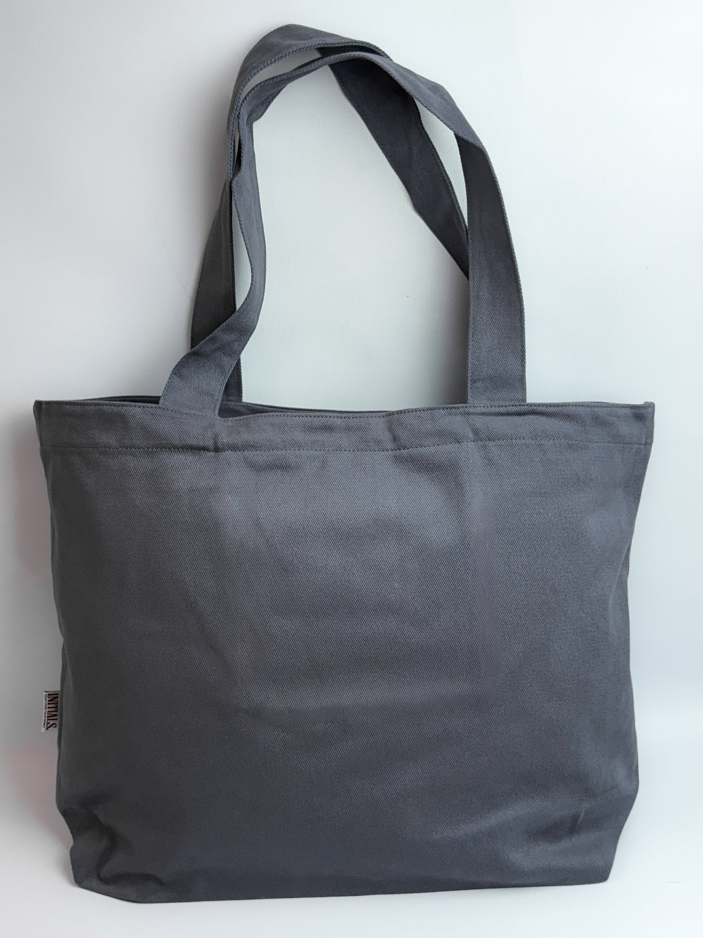 Initials Graphite Tote Bag
