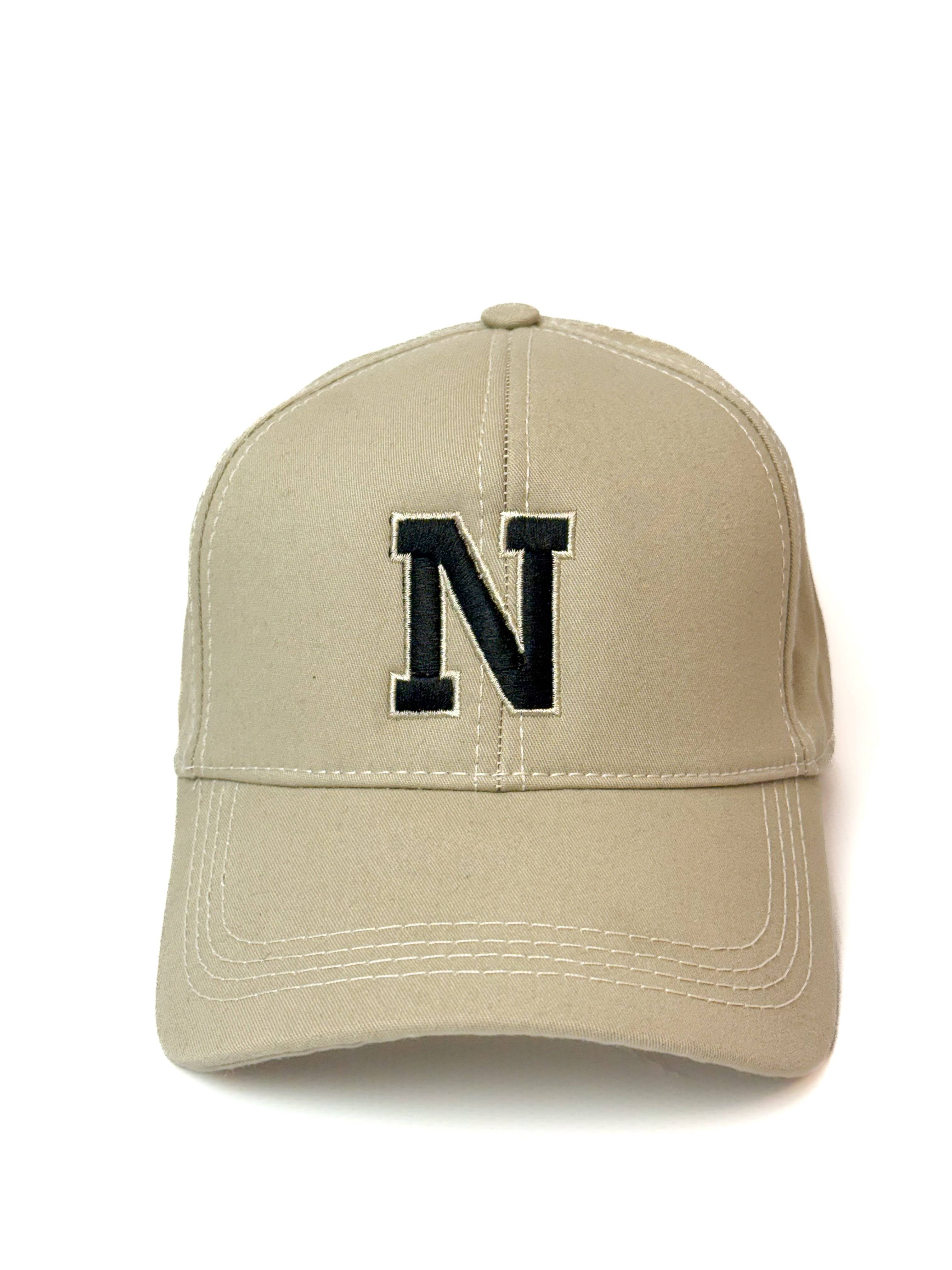 Initials Beige Signature Cap