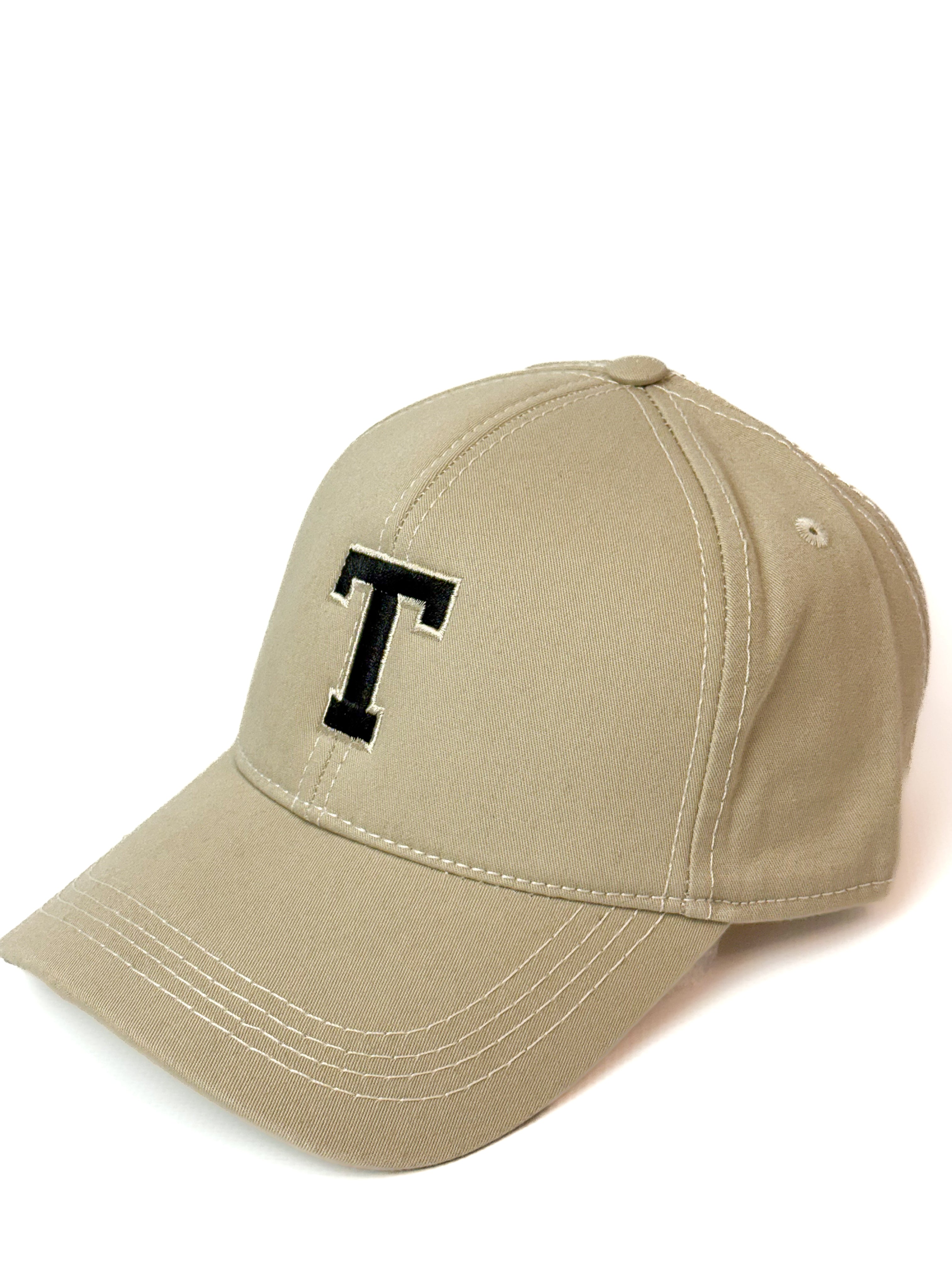 Initials Beige Signature Cap