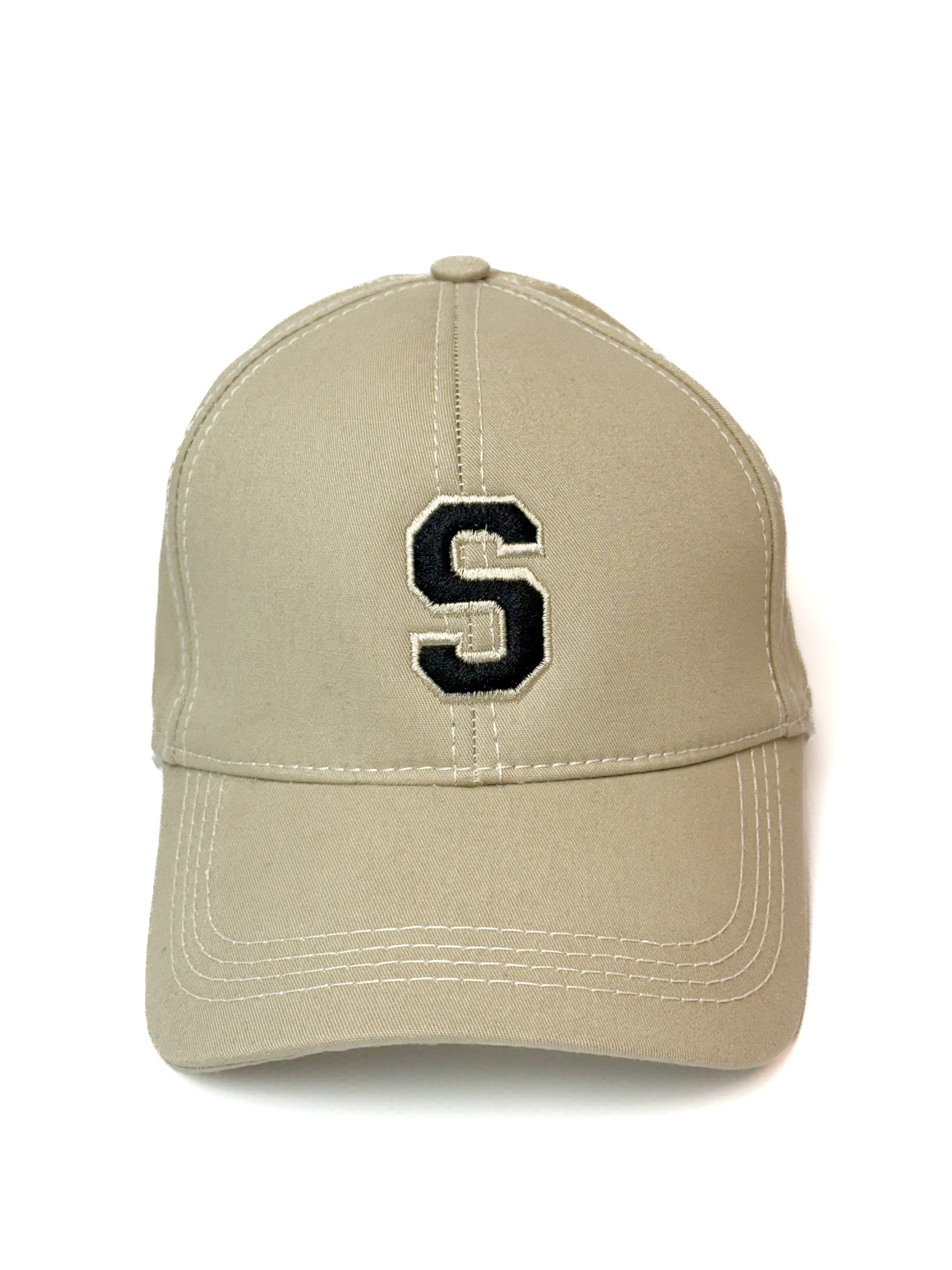 Initials Beige Signature Cap