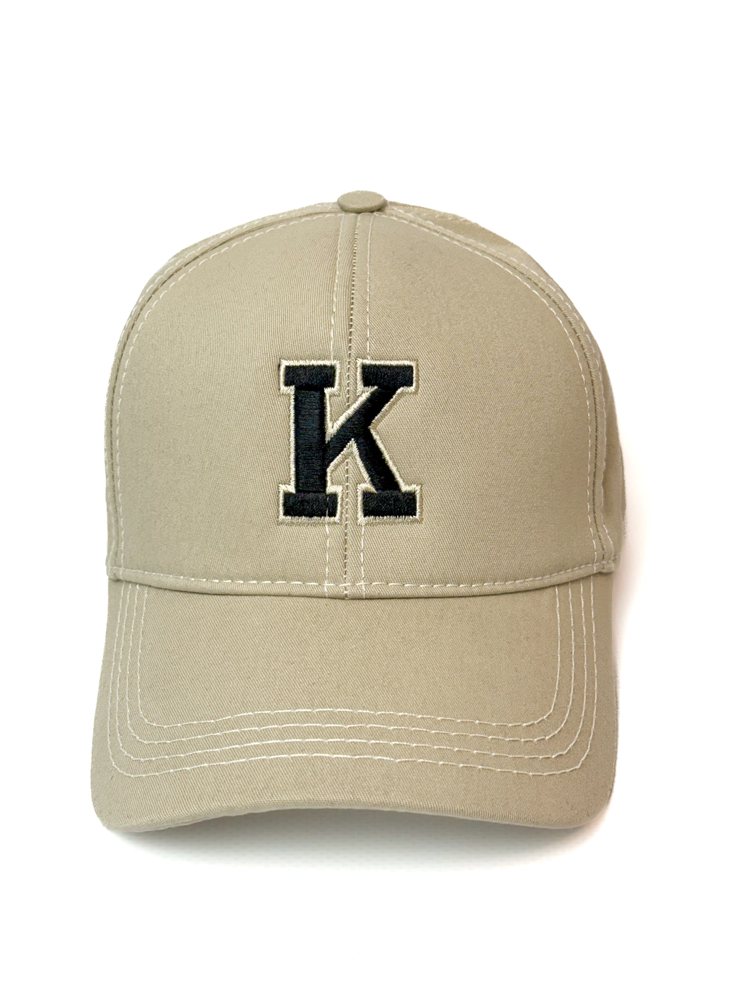 Initials Beige Signature Cap