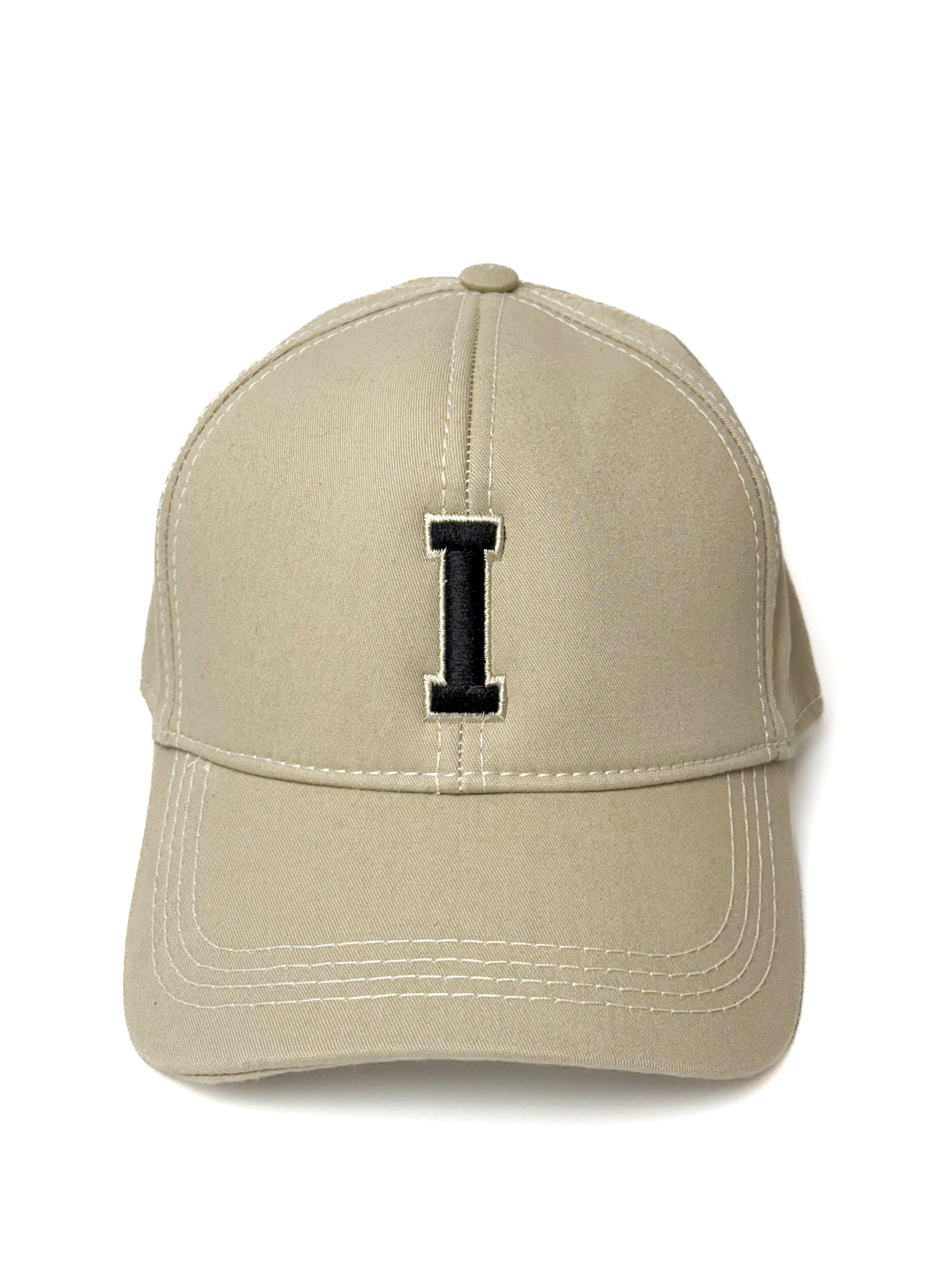 Initials Beige Signature Cap