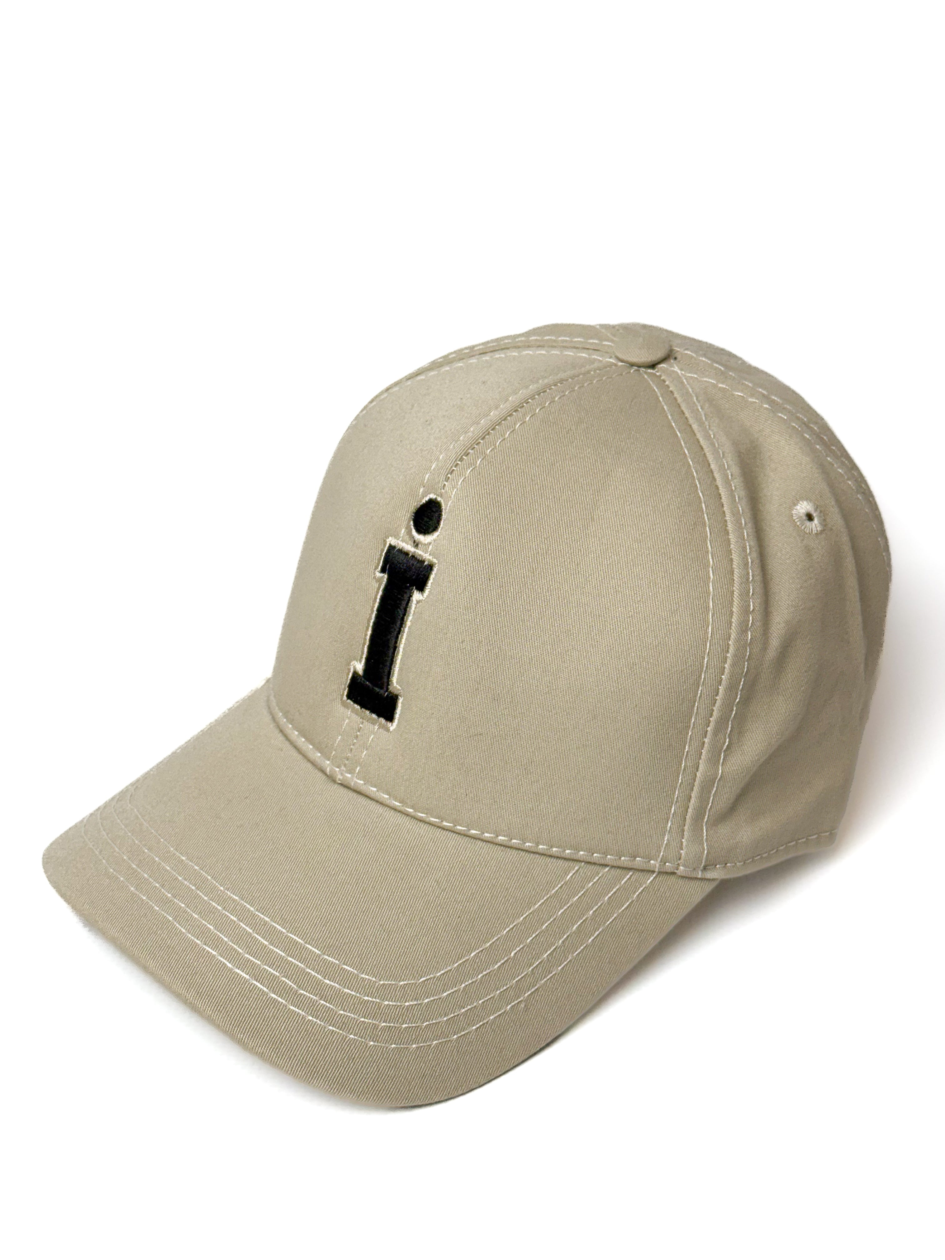 Initials Beige Signature Cap