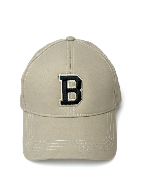 Initials Beige Signature Cap