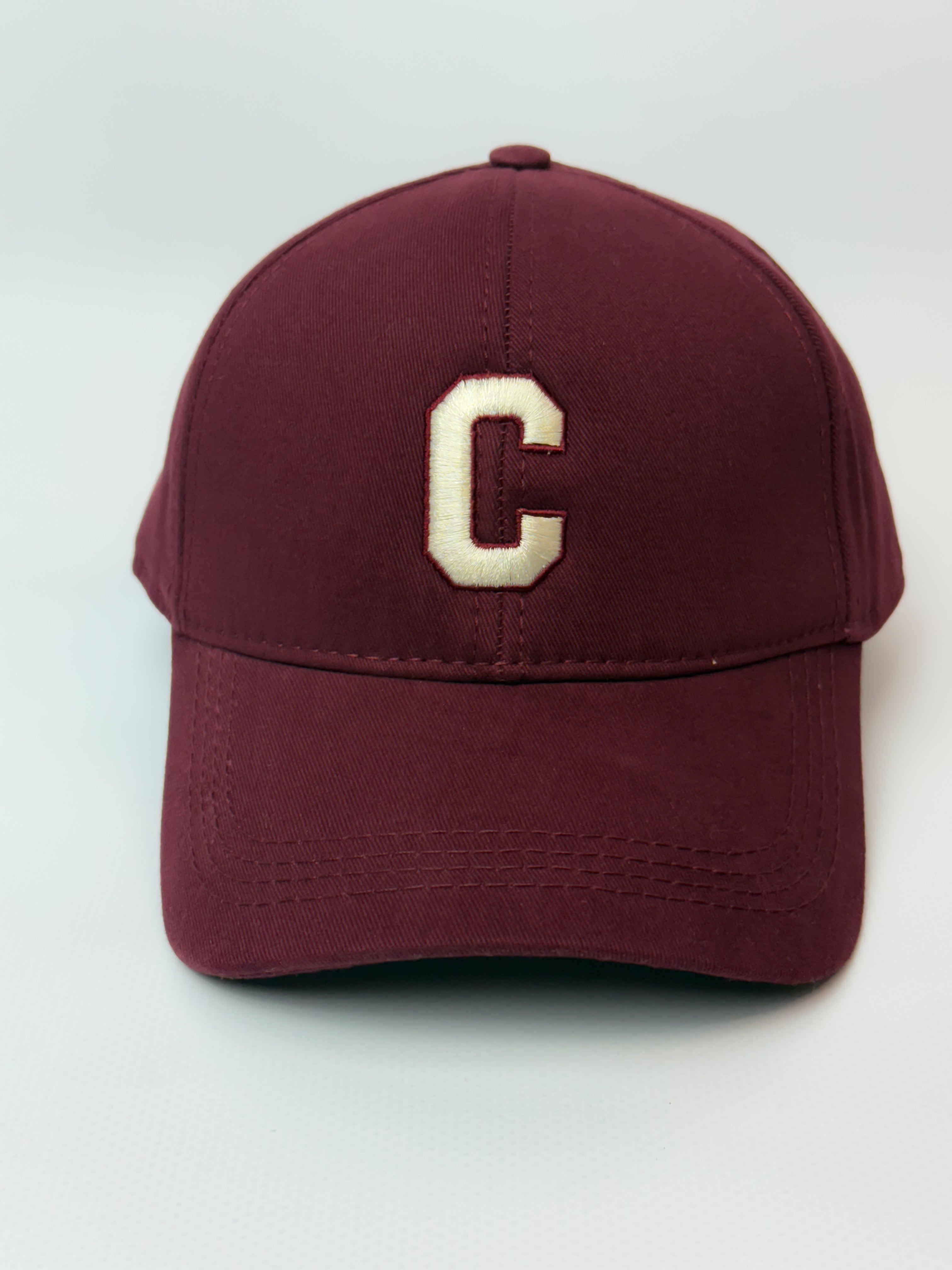 Initials Bordeaux Signature Cap