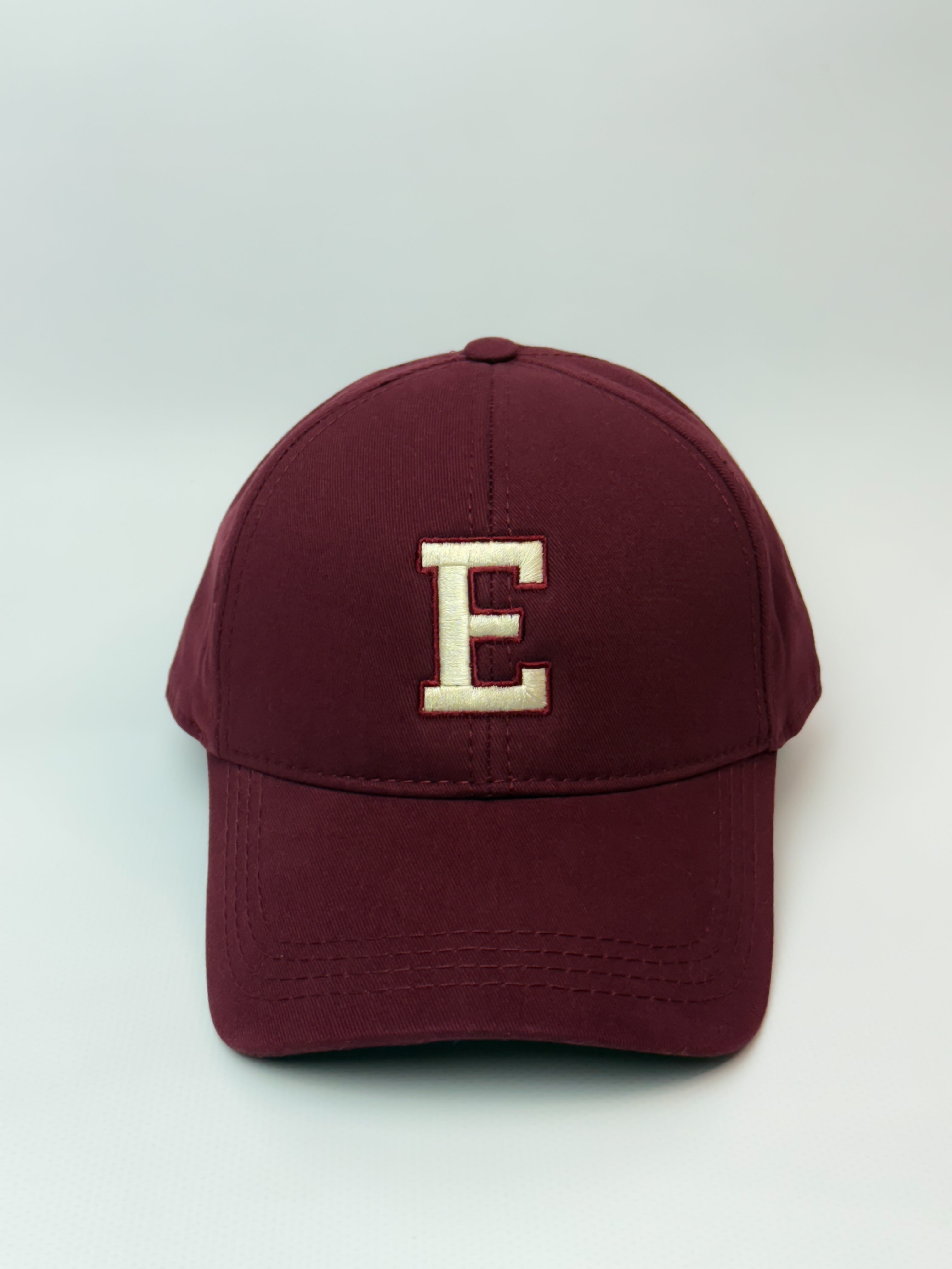 Initials Bordeaux Signature Cap