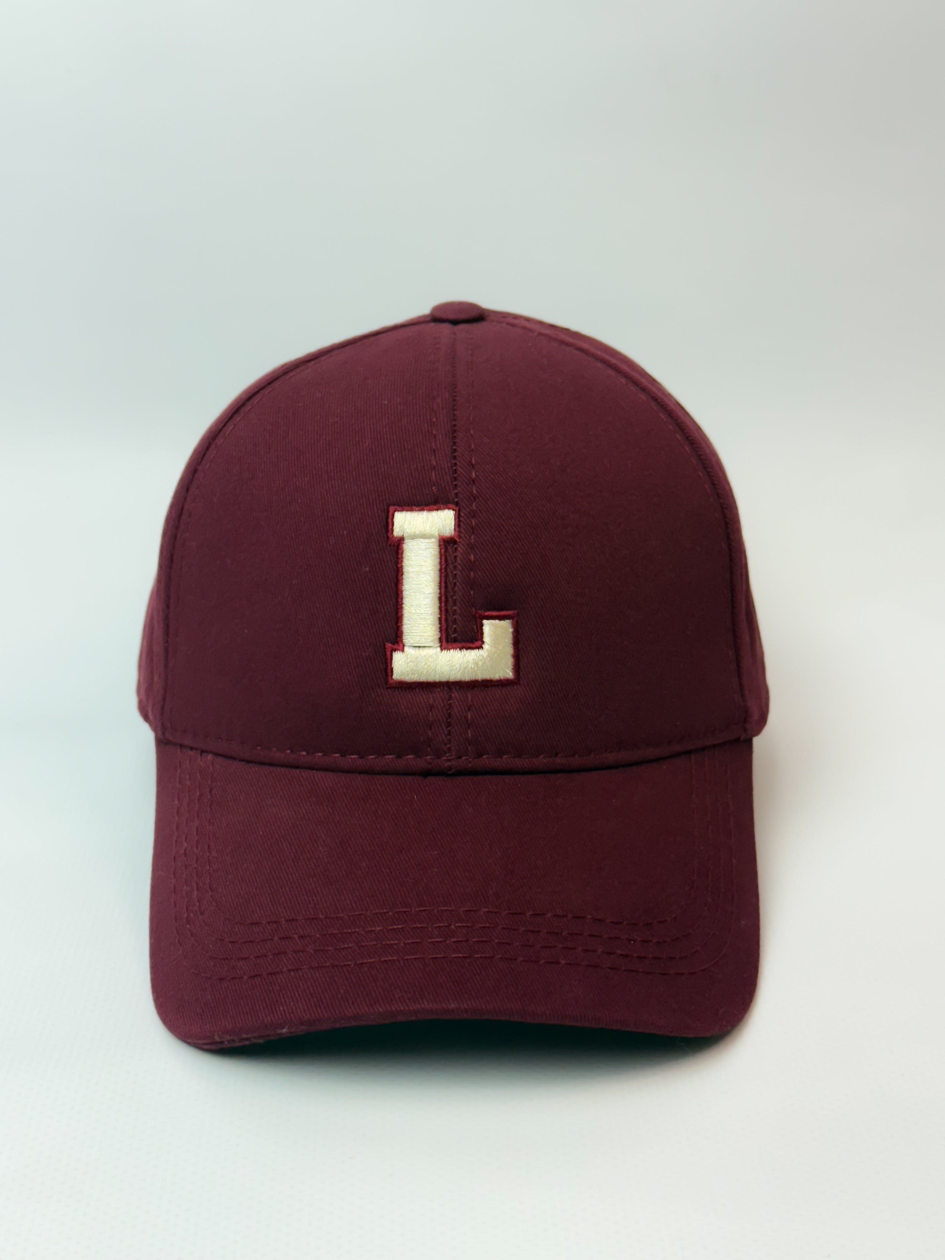 Initials Bordeaux Signature Cap