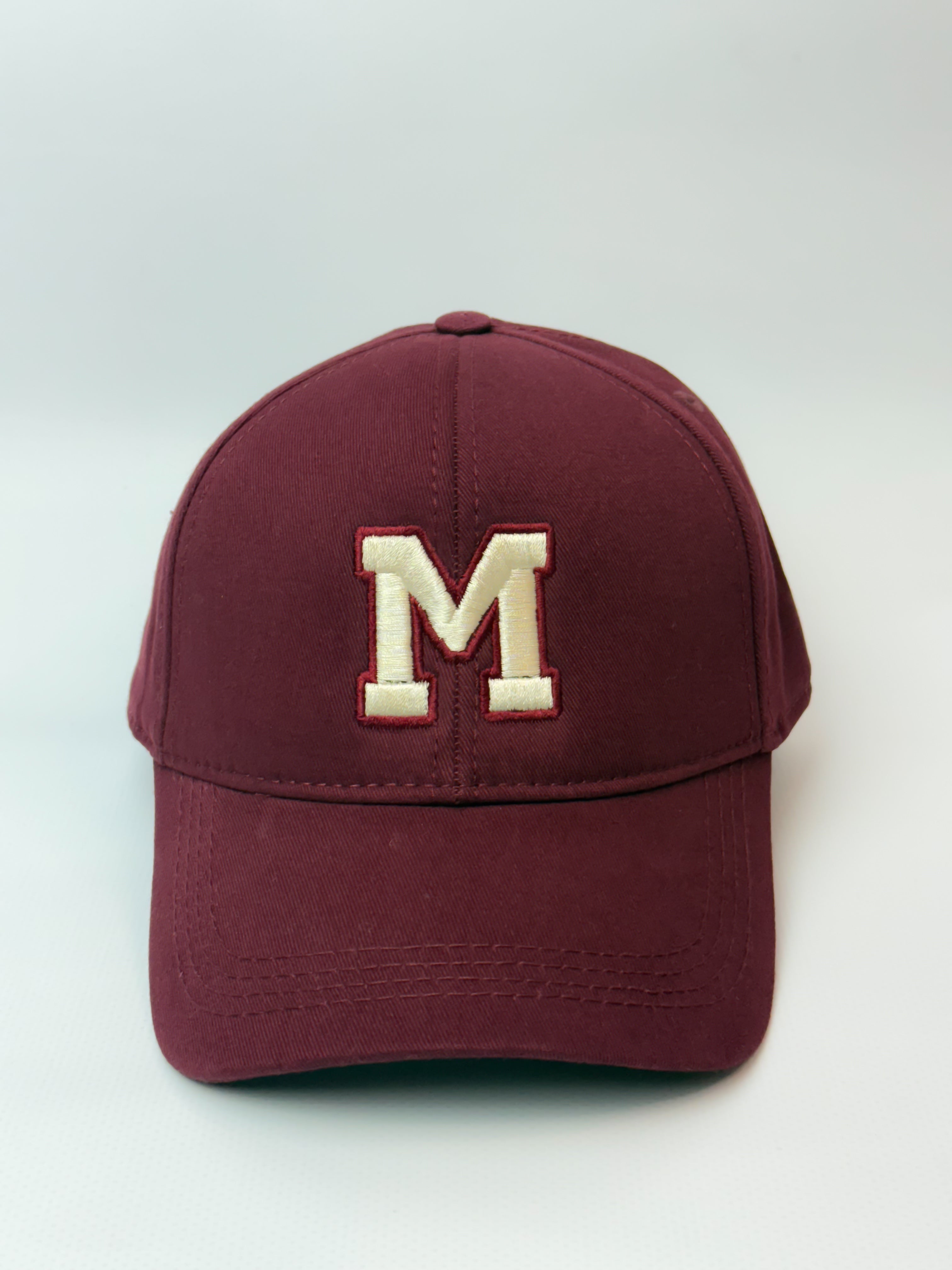 Initials Bordeaux Signature Cap