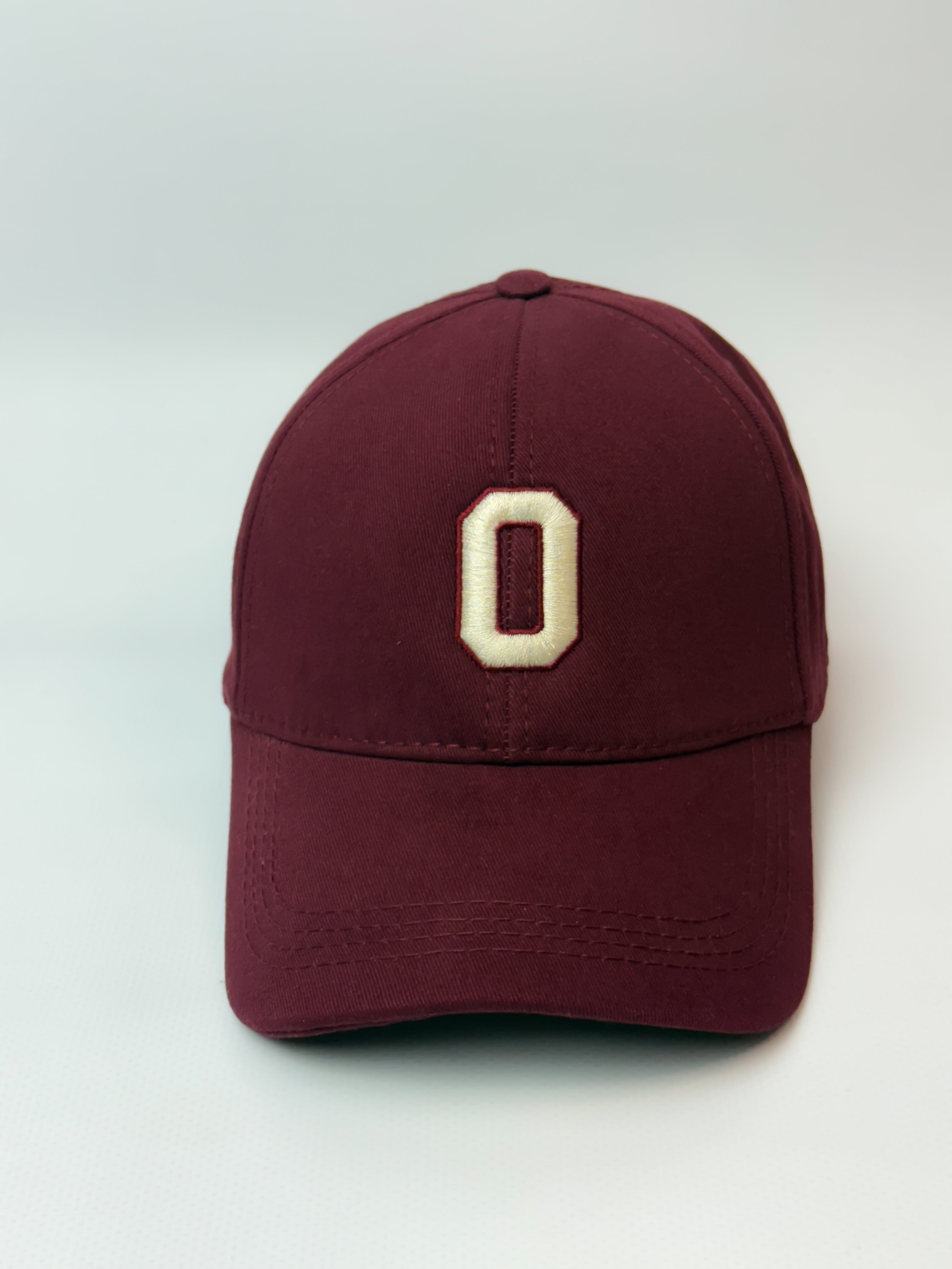 Initials Bordeaux Signature Cap