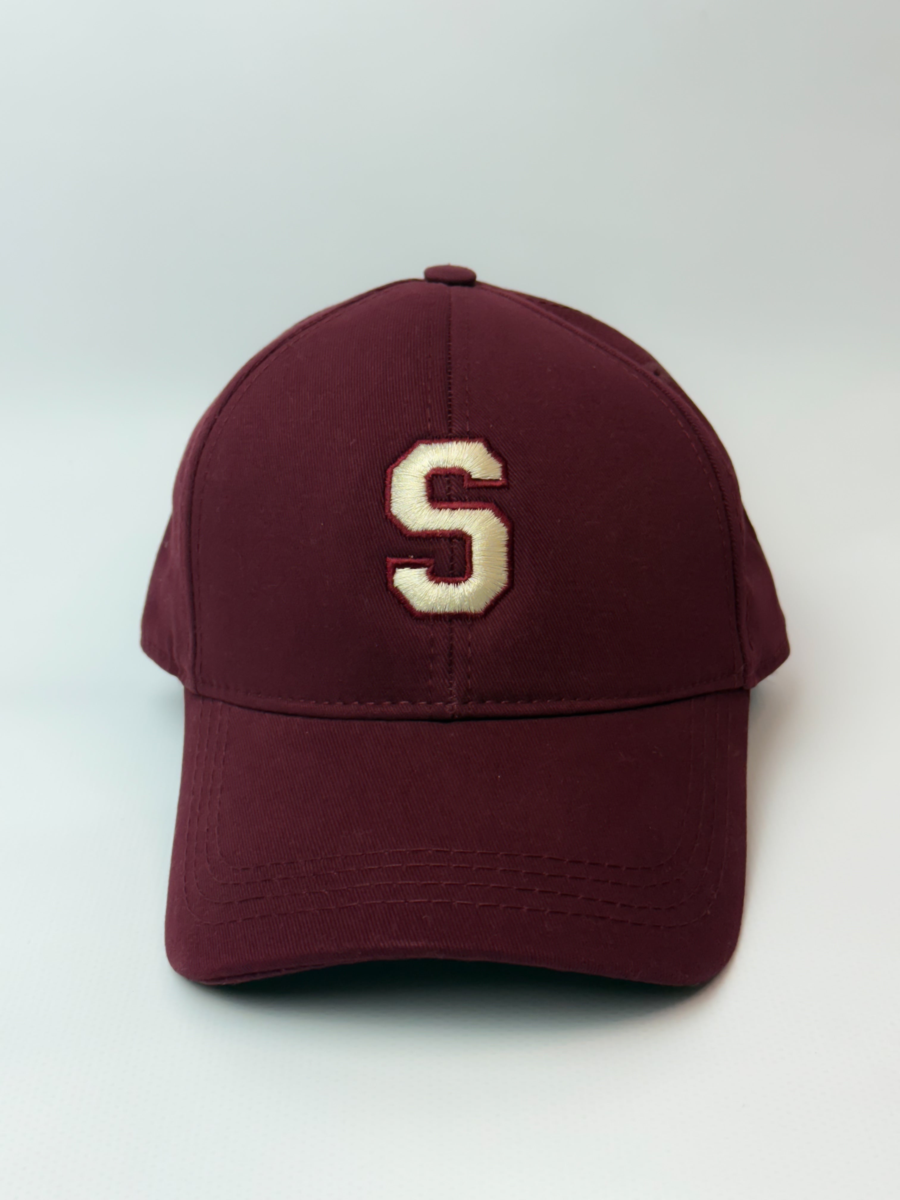 Initials Bordeaux Signature Cap