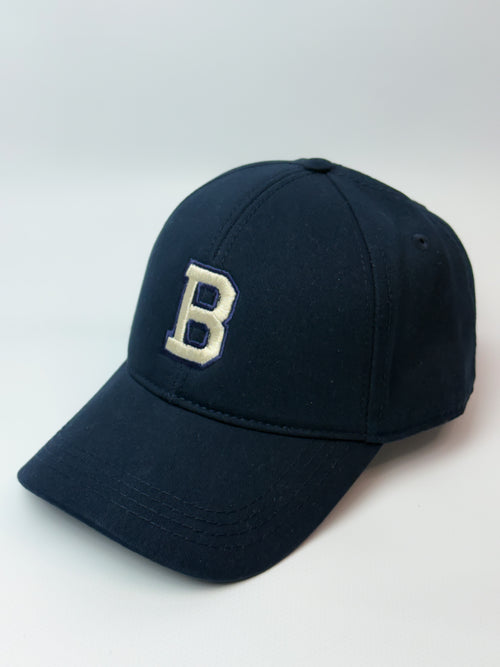 Initial Cap Navy | Embroidered Letter Cap INITIALS